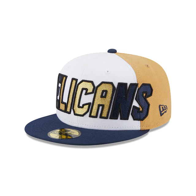 New Era New Orleans Pelicans 2023 Back Half Edition 59FIFTY Fitted Hat - Image 3