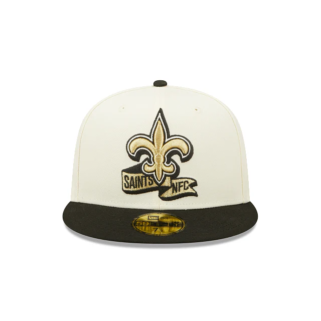 New Era New Orleans Saints 2022 Sideline 59FIFTY Fitted Hat - Image 2