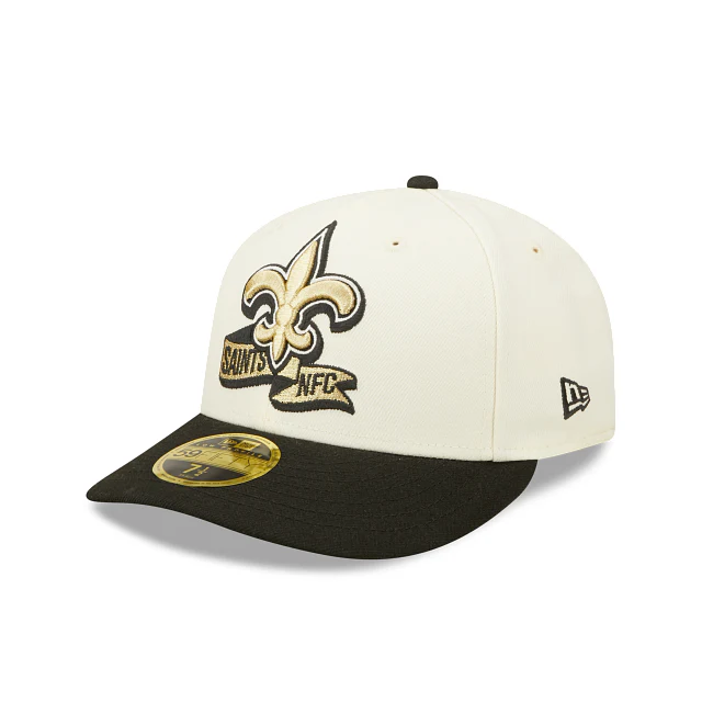 New Era New Orleans Saints 2022 Sideline Low Profile 59FIFTY Fitted Hat - Image 3
