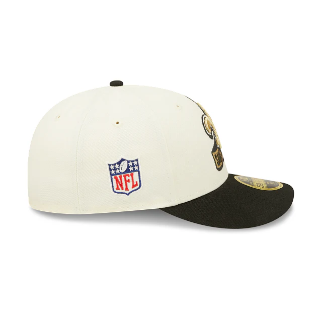 New Era New Orleans Saints 2022 Sideline Low Profile 59FIFTY Fitted Hat - Image 4