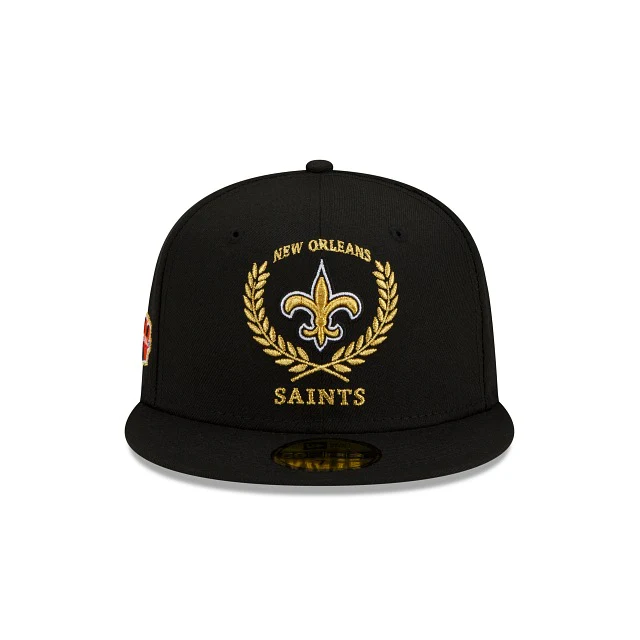 New Era New Orleans Saints Gold Classic 59fifty Fitted Hat - Image 3
