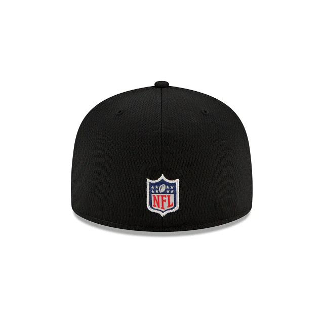 New Era New Orleans Saints NFL Sideline Road 2021 Black 59FIFTY Fitted Hat - Image 6