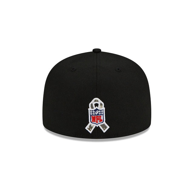 New Era New Orleans Saints Salute To Service 2021 59FIFTY Fitted Hat - Image 5