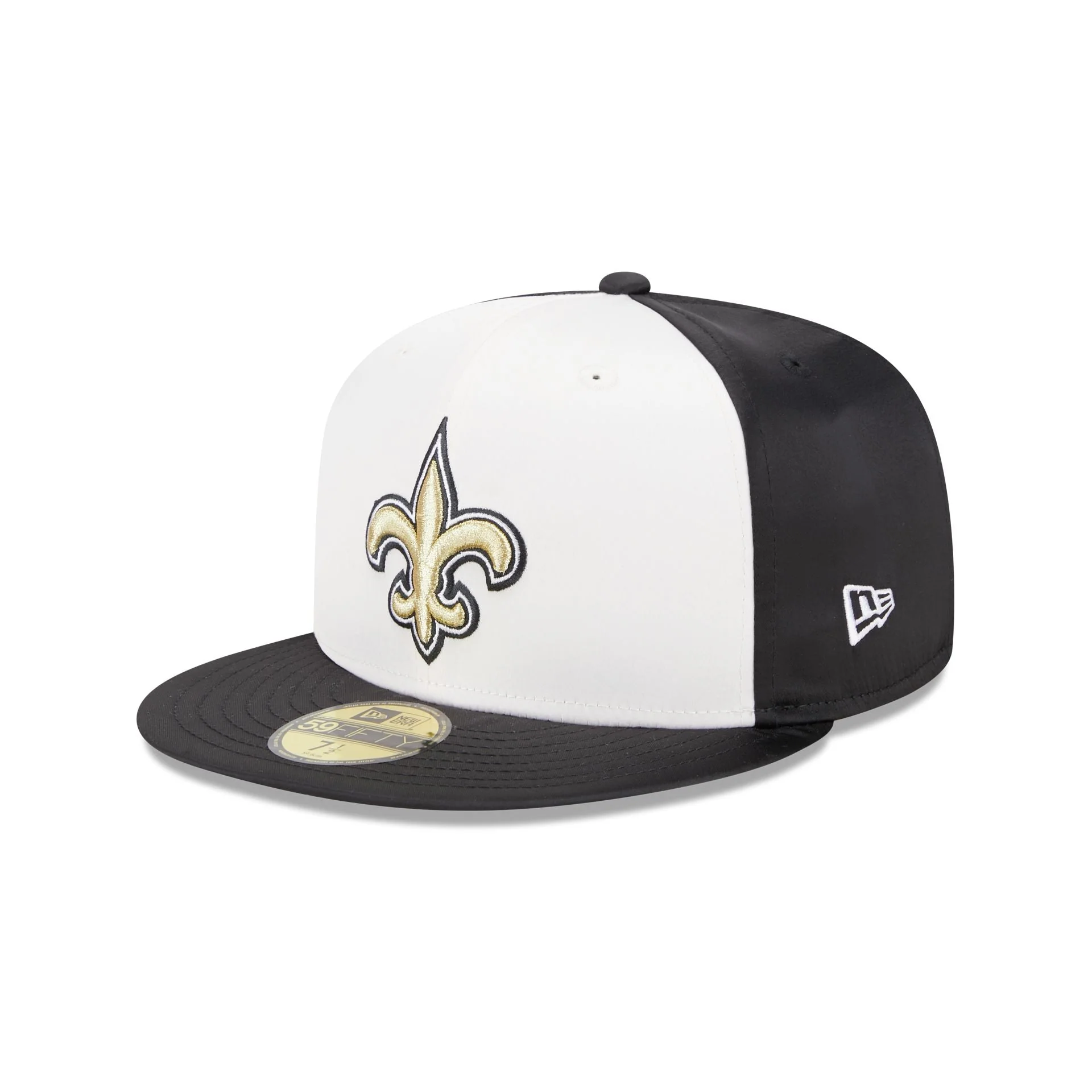 New Era New Orleans Saints Throwback Satin 2023 59FIFTY Fitted Hat - Image 3