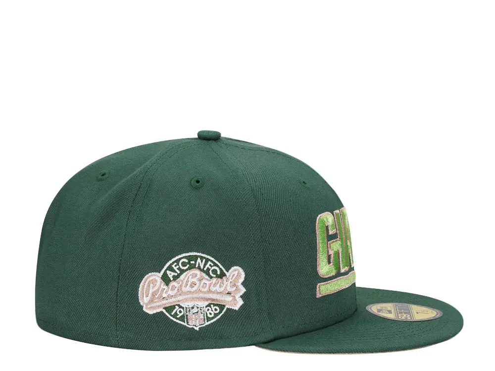New Era New York Giants 1986 Pro Bowl Green Script 59FIFTY Fitted Hat - Image 4