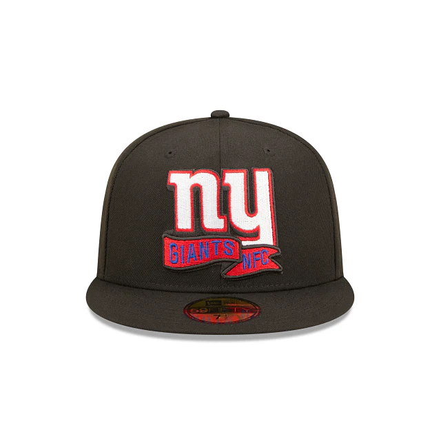 New Era New York Giants 2022 Sideline Black 59FIFTY Fitted Hat - Image 2