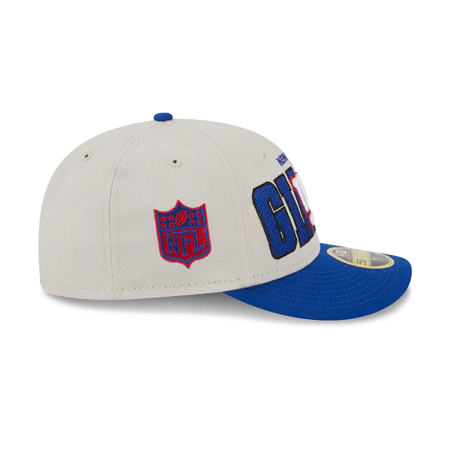 New Era New York Giants NFL Draft 2023 Low Profile 59FIFTY Fitted Hat - Image 4