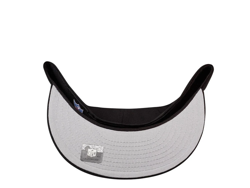 New Era New York Giants Super Bowl XXI Steel Black Edition 59FIFTY Fitted Hat - Image 4