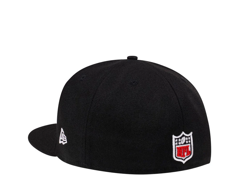 New Era New York Giants Super Bowl XXV Black & Red 59FIFTY Fitted Hat - Image 3