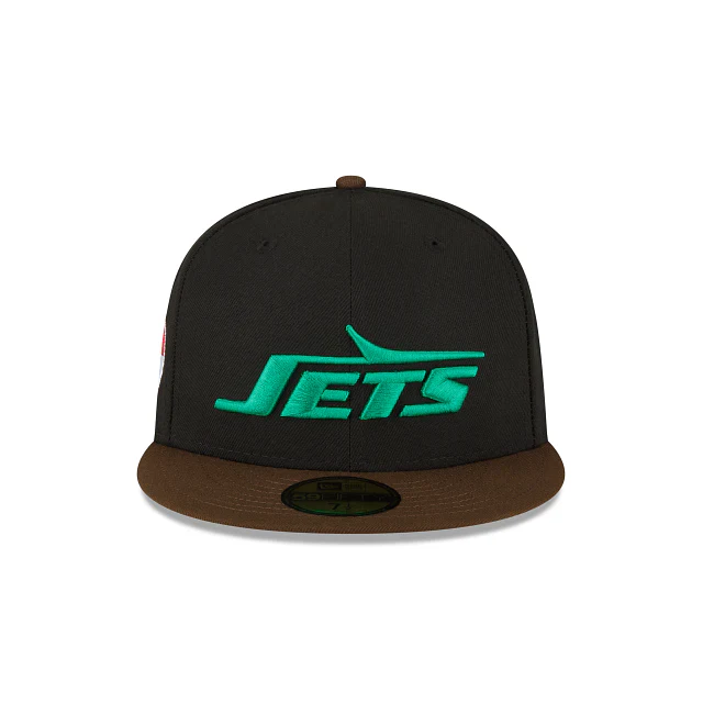 New Era New York Jets Black Walnut 2023 59FIFTY Fitted Hat - Image 2