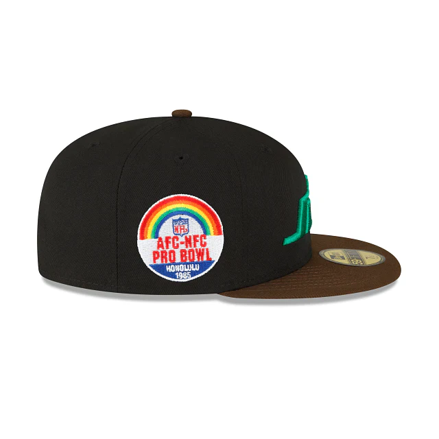 New Era New York Jets Black Walnut 2023 59FIFTY Fitted Hat - Image 4