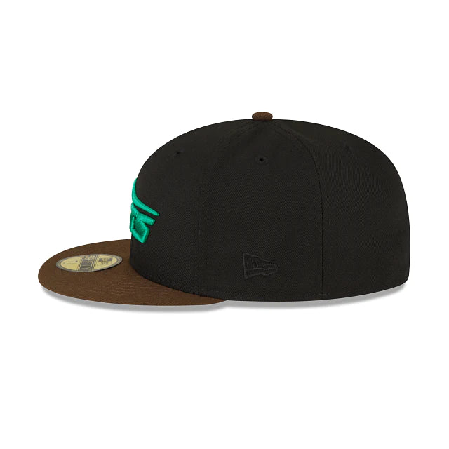 New Era New York Jets Black Walnut 2023 59FIFTY Fitted Hat - Image 5