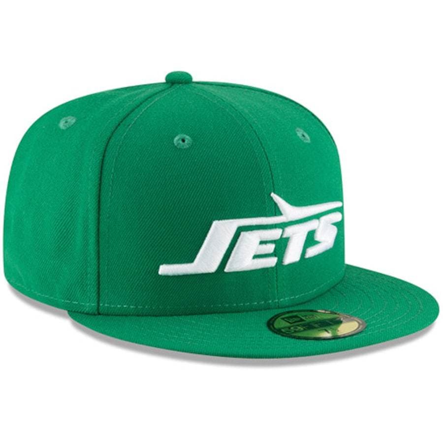 New Era New York Jets Green Omaha Throwback 59FIFTY Fitted Hat - Image 4