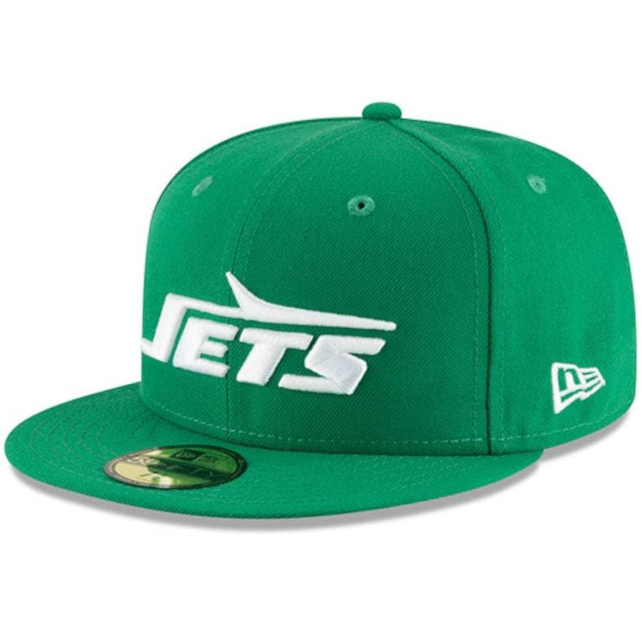 New Era New York Jets Green Omaha Throwback 59FIFTY Fitted Hat - Image 6