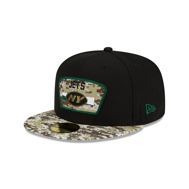 New Era New York Jets Salute To Service 2021 59FIFTY Fitted Hat - Image 6