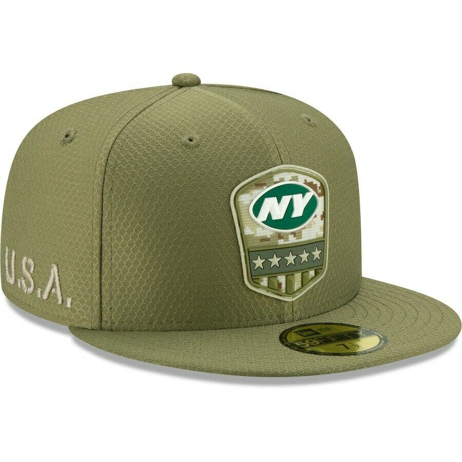 New Era New York Jets Salute To Service 59FIFTY Fitted Hat - Image 3