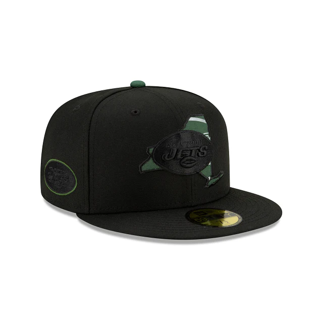 New Era New York Jets State Logo Reflect Fitted Hat - Image 7