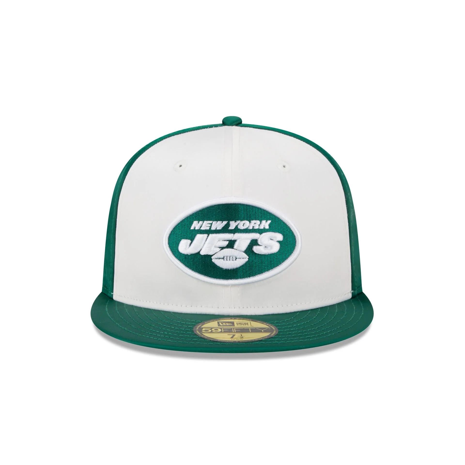 New Era New York Jets Throwback Satin 2023 59FIFTY Fitted Hat - Image 2
