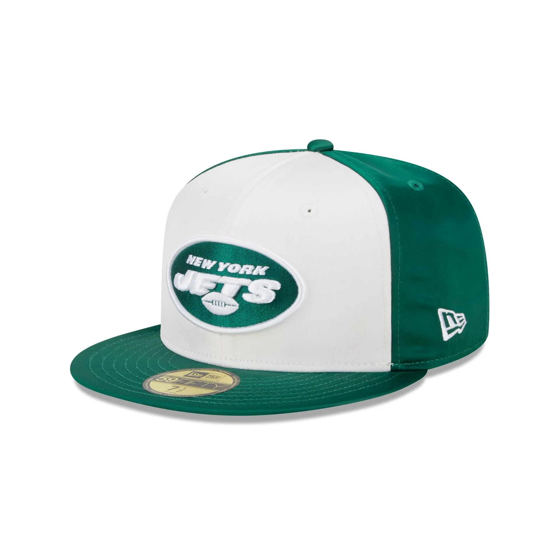 New Era New York Jets Throwback Satin 2023 59FIFTY Fitted Hat - Image 3