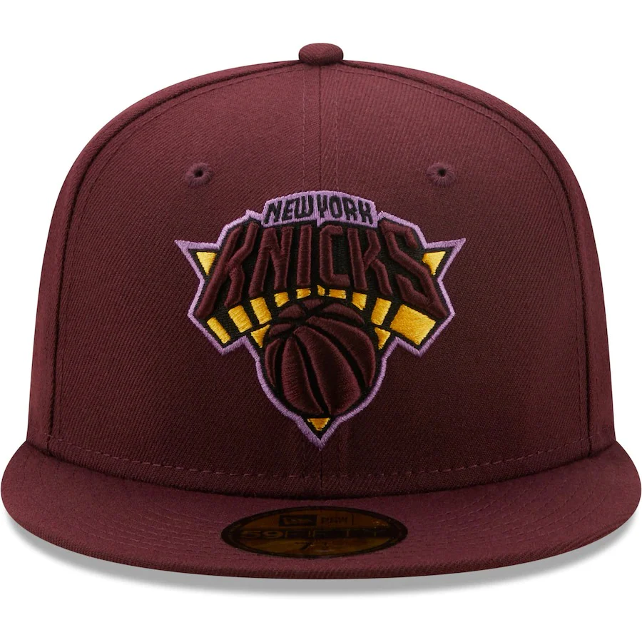 New Era New York Knicks Maroon Color Pack 59FIFTY Fitted Hat - Image 5
