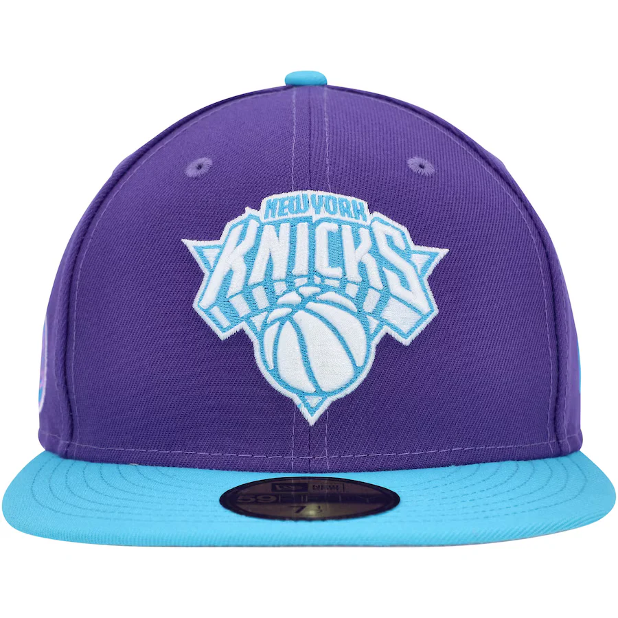 New Era New York Knicks Purple Vice 2023 59FIFTY Fitted Hat - Image 5