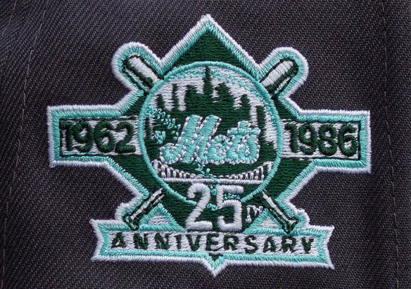 New Era New York Mets 25th Anniversary Clear Mint Undervisor 59FIFTY Fitted Cap - Image 4