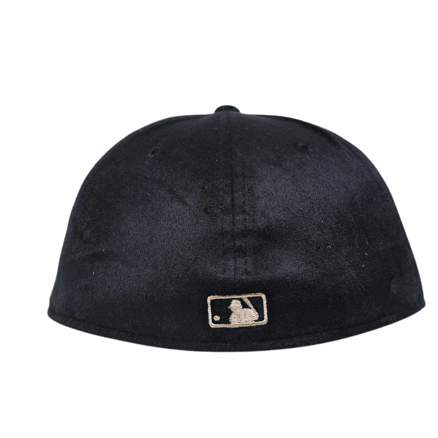 New Era New York Mets Black Suede & Tan 59FIFTY Fitted Hat - Image 4