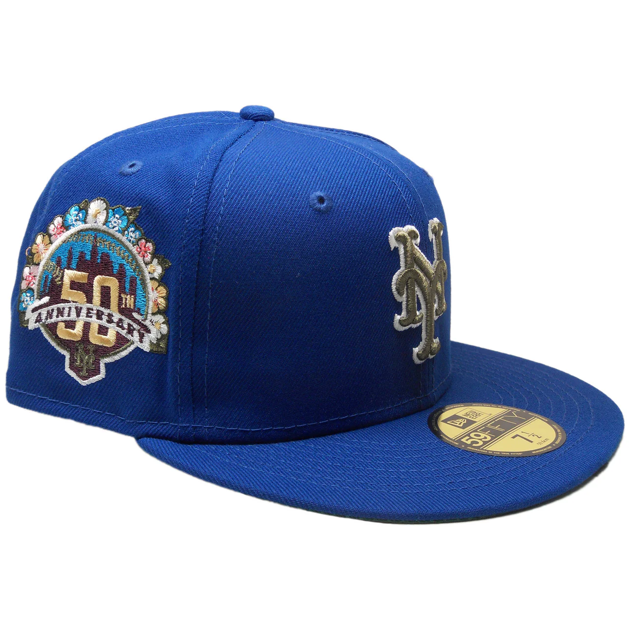 New Era New York Mets Blue Botanical 2023 59FIFTY Fitted Hat - Image 2