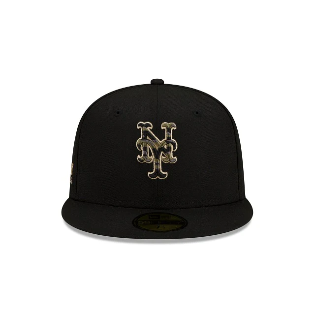 New Era New York Mets Tiger Camo Undervisor 59FIFTY Fitted Hat - Image 3