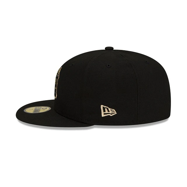 New Era New York Mets Tiger Camo Undervisor 59FIFTY Fitted Hat - Image 5