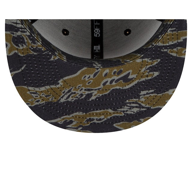 New Era New York Mets Tiger Camo Undervisor 59FIFTY Fitted Hat - Image 7