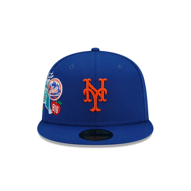 New Era New York Mets City Cluster 2022 59FIFTY Fitted Hat - Image 3