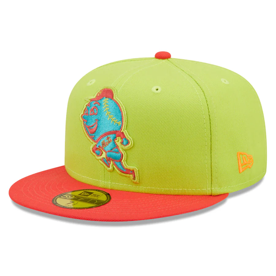 New Era New York Mets Cyber Highlighter 59FIFTY Fitted Hat - Image 4