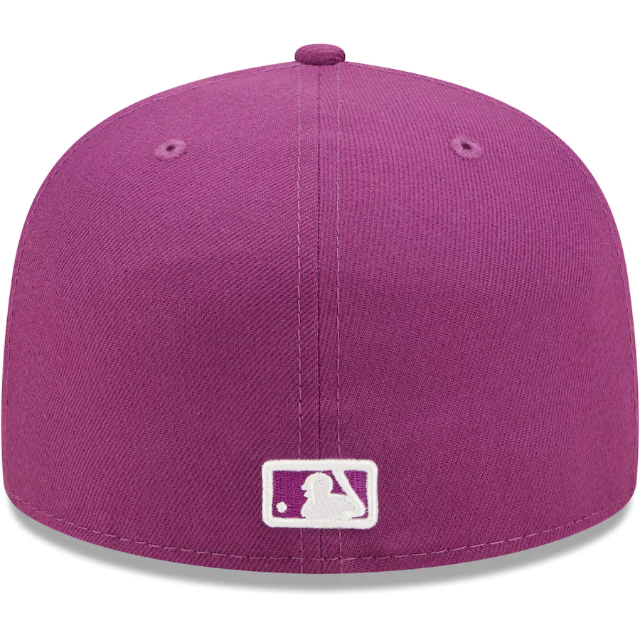 New Era New York Mets Grape Logo 59FIFTY Fitted Hat - Image 3
