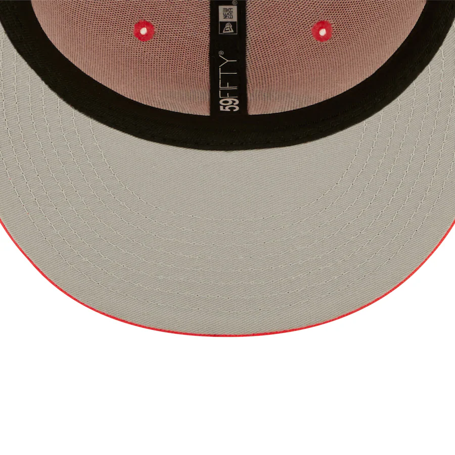 New Era New York Mets Lava Highlighter Logo 59FIFTY Fitted Hat - Image 2