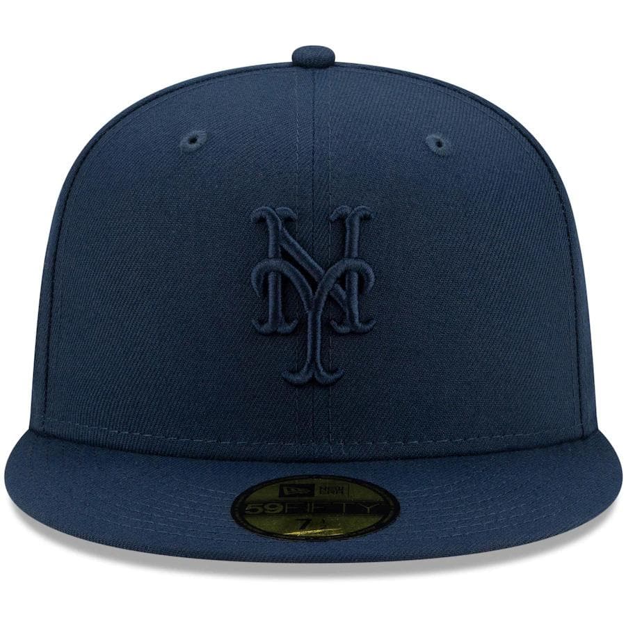 New Era New York Mets Navy Cooperstown Collection Oceanside Red Under Visor 59FIFTY Fitted Hat - Image 3