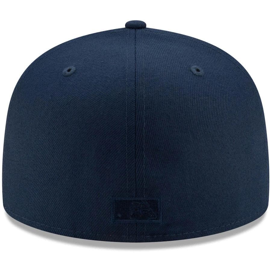 New Era New York Mets Navy Cooperstown Collection Oceanside Red Under Visor 59FIFTY Fitted Hat - Image 4