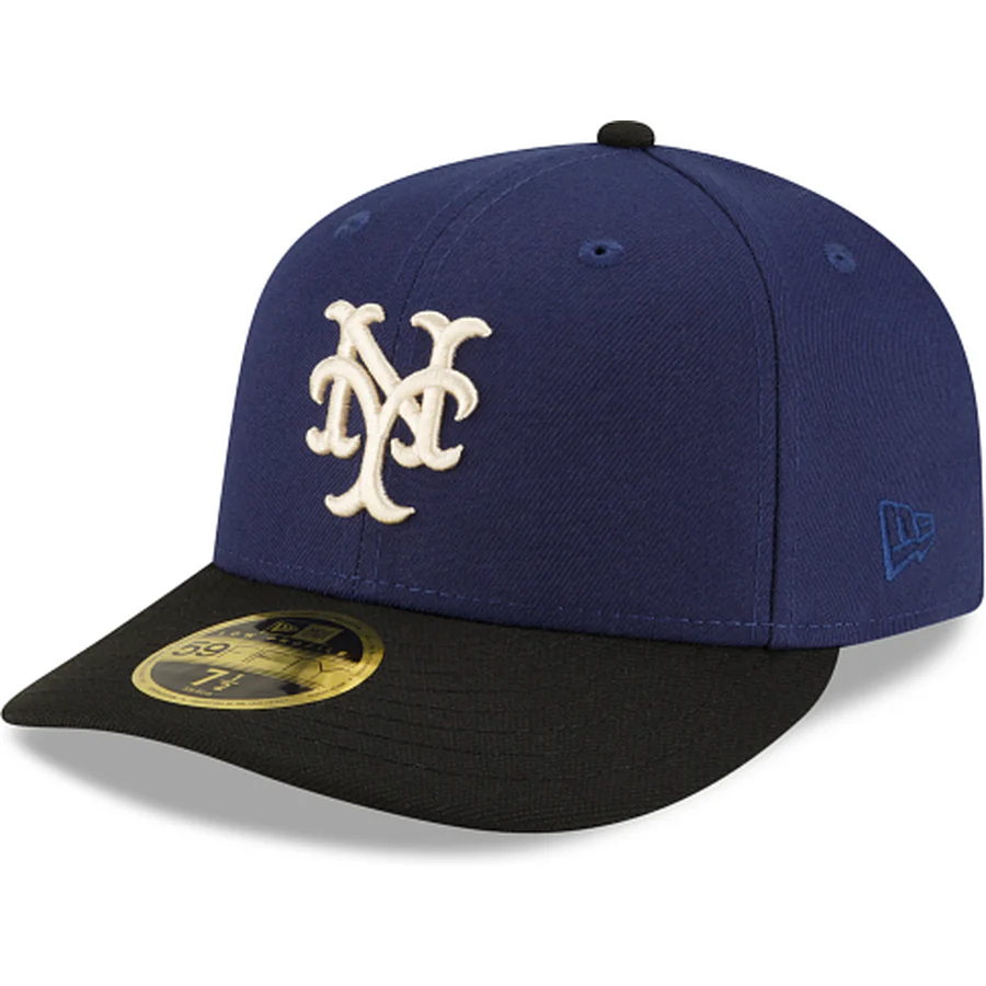 New Era New York Mets Navy Low Profile 2023 59FIFTY Fitted Hat