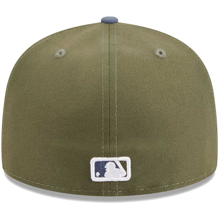 New Era New York Mets Olive/Blue 2023 59FIFTY Fitted Hat - Image 3