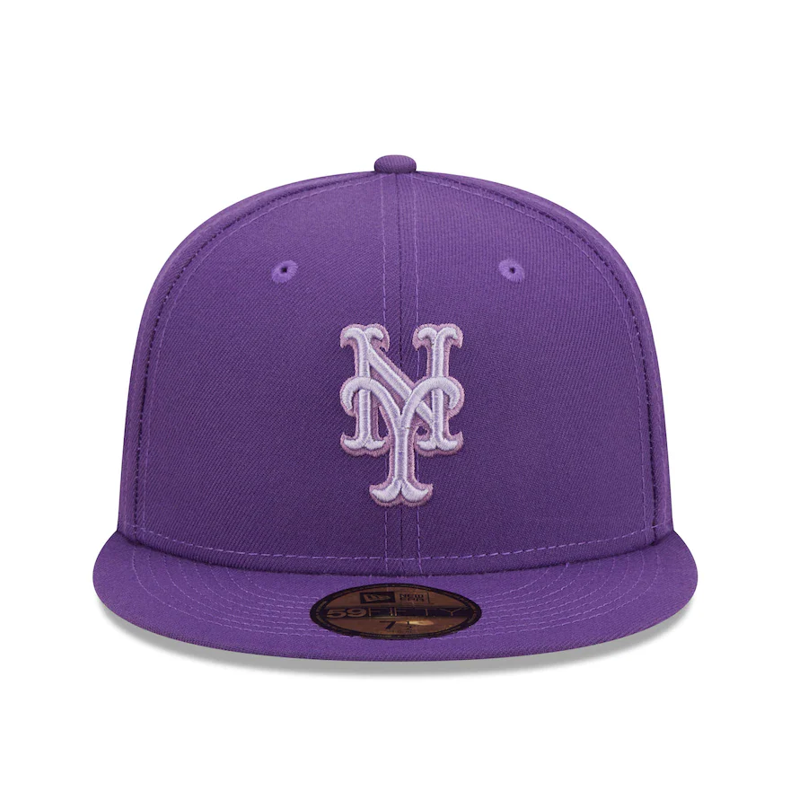 New Era New York Mets Purple Lavender Undervisor 59FIFTY Fitted Hat - Image 5