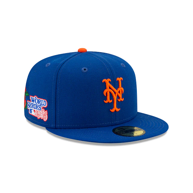 New Era New York Mets State Flower 59Fifty Fitted Hat - Image 3