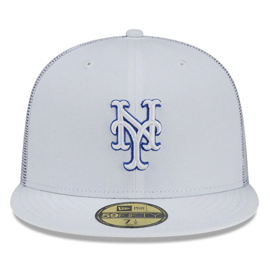 New Era New York Mets White 2022 Batting Practice 59FIFTY Fitted Hat - Image 5