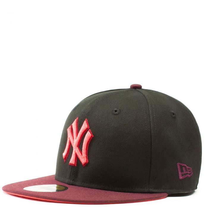 New Era New York Yankees Black/Maroon 2008 All-Star Game 59FIFTY Fitted Hat - Image 2
