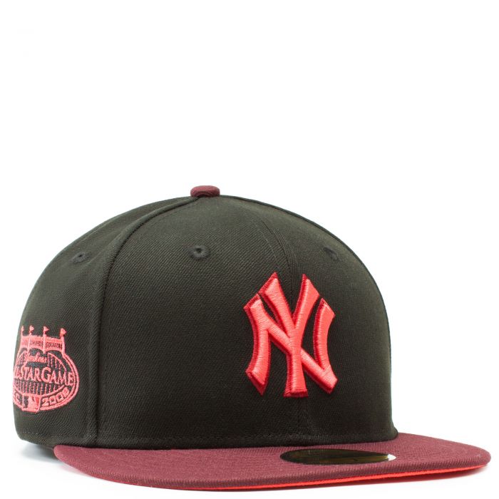 New Era New York Yankees Black/Maroon 2008 All-Star Game 59FIFTY Fitted Hat - Image 4
