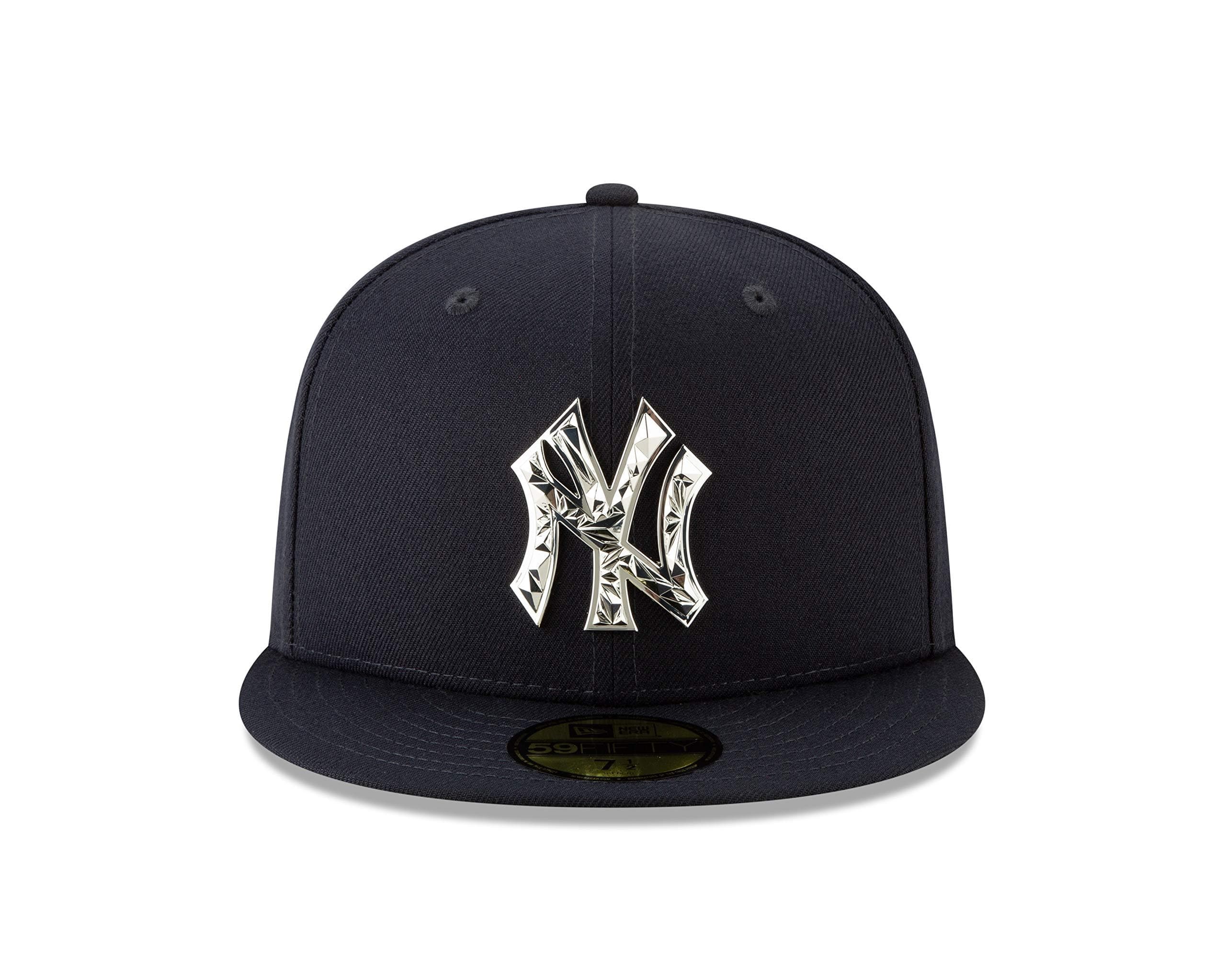 New Era New York Yankees Fractured Metal 59fifty Fitted Hat - Image 4