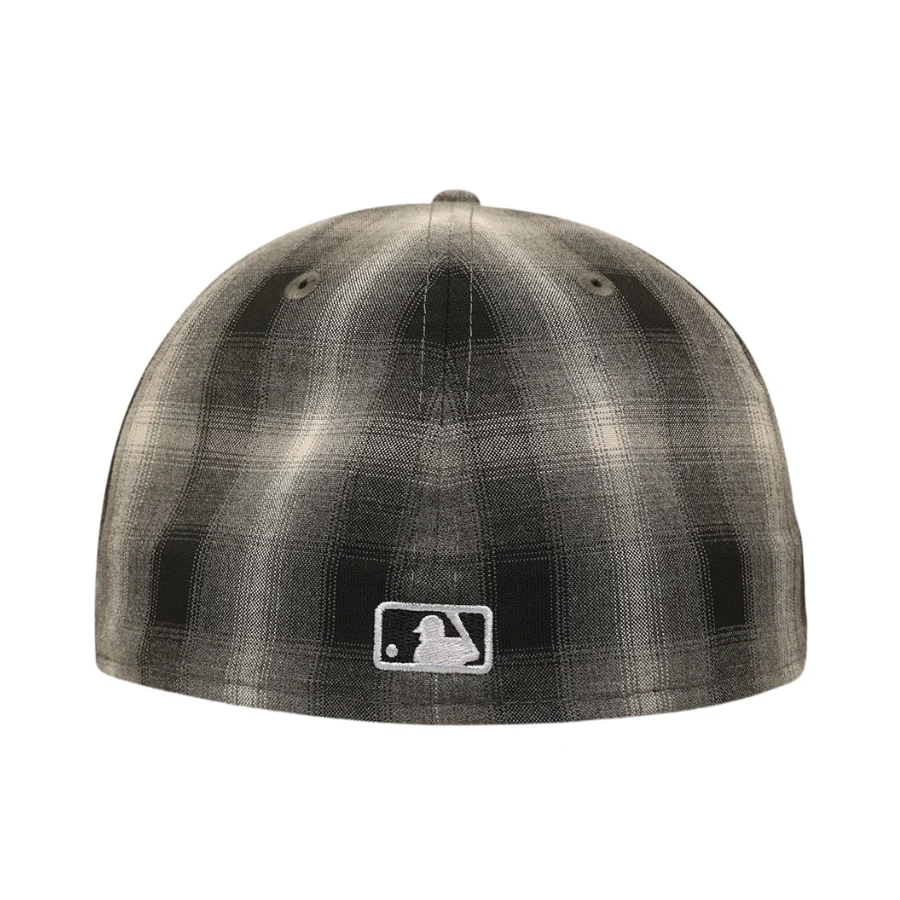 New Era New York Yankees Black & White 'Full Plaid' 59FIFTY Fitted Hat - Image 5