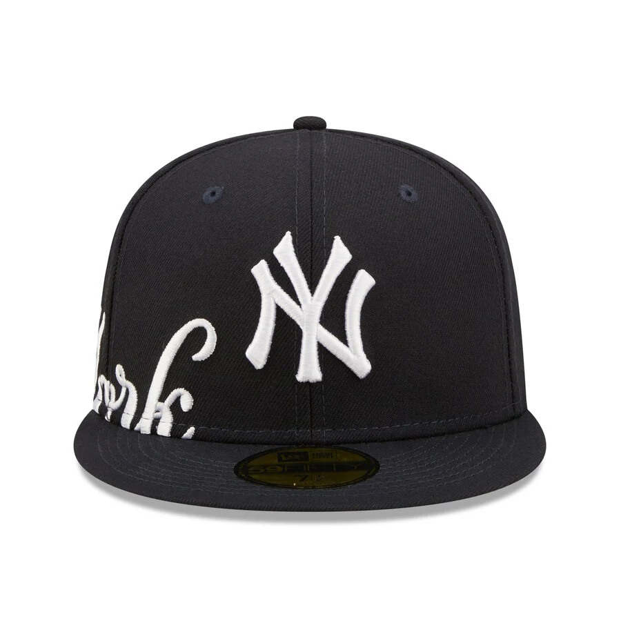 New Era New York Yankees Navy Sidesplit 59FIFTY Fitted Hat - Image 5