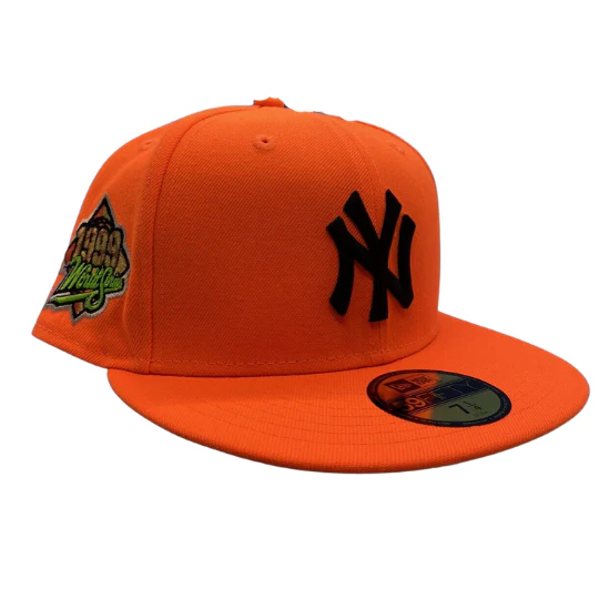 New Era New York Yankees Orange "Safety Pack" 59FIFTY Fitted Hat - Image 4