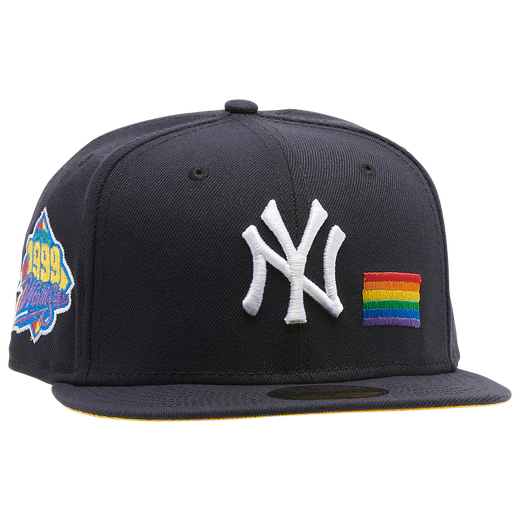 New Era New York Yankees Rainbow Pride Flag 59FIFTY Fitted Hat - Image 3