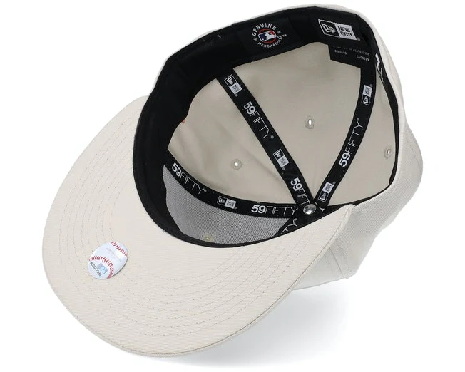 New Era New York Yankees Stone/Orange 59FIFTY Fitted Hat - Image 3